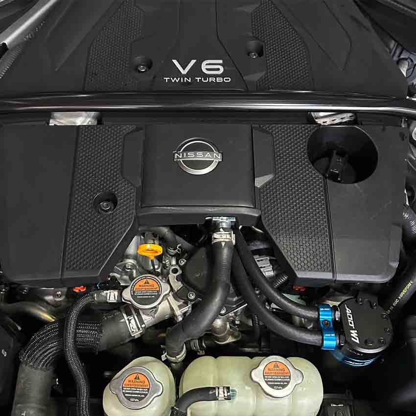 For Nissan Z Baffled Oil Catch Can kit V3, 2023 + – ADD W1