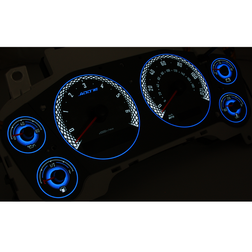 LED Edition Custom Gauge Face Overlay For 2003 04 05 GM Instrument Clusters New - Foto 10