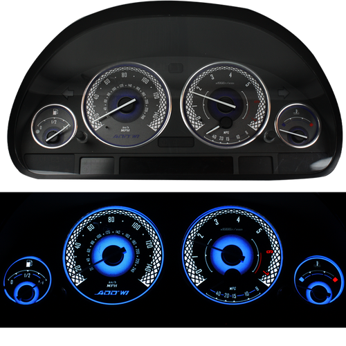 ADD W1 BMW Overlay Face Gauge E39, 7 Series E38, X5 5 Series  - 3D Illusions