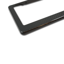 carbon fiber license plate frame
