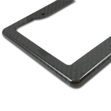carbon fiber license plate frame