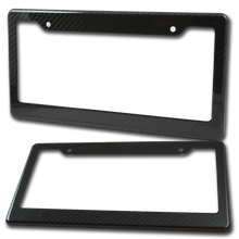 carbon fiber license plate frame