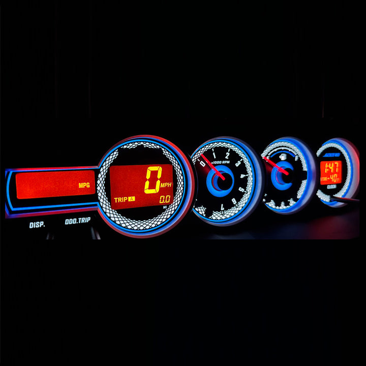 ADD W1 Gauge Overlay for Scion XB Overlay Face Gauge 2007-2015 - 3D illusions