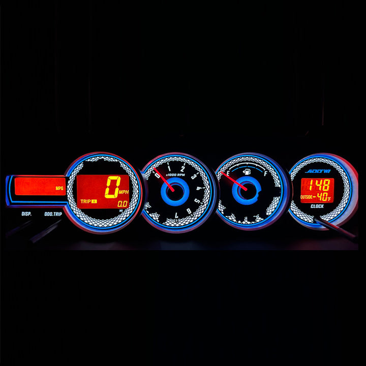 ADD W1 Gauge Overlay for Scion XB Overlay Face Gauge 2007-2015 - 3D illusions