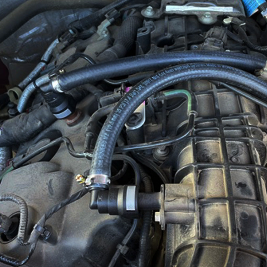 Ford F150 F 150 2.7L EcoBoost Baffled Oil Catch Can Kit, V3 2015