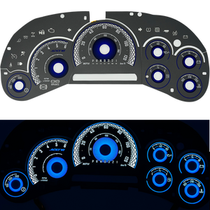 ADD W1 Chevrolet Silverado / Suburban Overlay Face Gauge / Sierra/ Yukon/ Tahoe 2006-2007 - 3D illusions