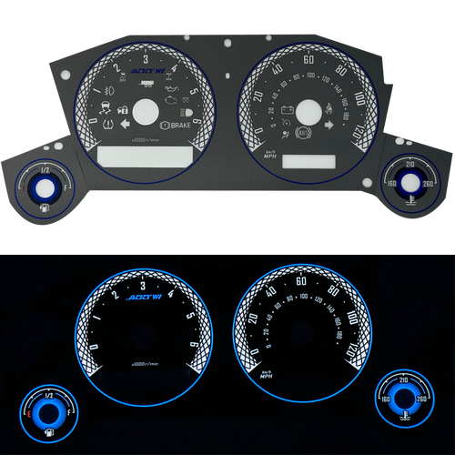 ADD W1 Chevrolet Silverado / Suburban Overlay Face Gauge 2011-2013 - 3D illusions