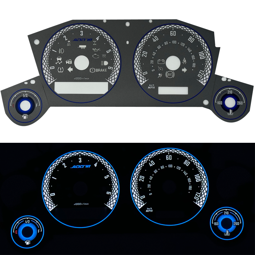ADD W1 Chevrolet Silverado / Suburban Overlay Face Gauge 2011-2013 - 3D illusions