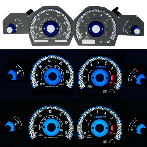 ADD W1 Nissan 240 S13 Overlay Face Gauge 1991-1994 - 3D Illusions