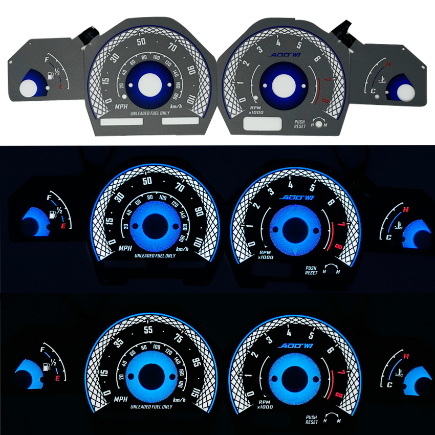 ADD W1 Nissan 240 S13 Overlay Face Gauge 1991-1994 - 3D Illusions