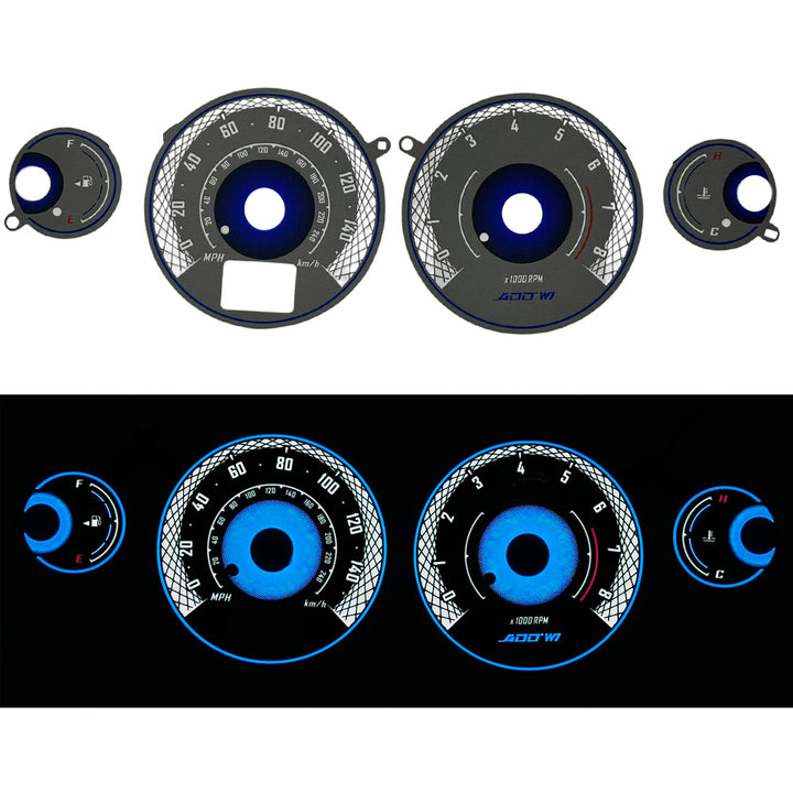 ADD W1 Nissan Sentra Overlay Face Gauge 2004-2006 - 3D Illusions