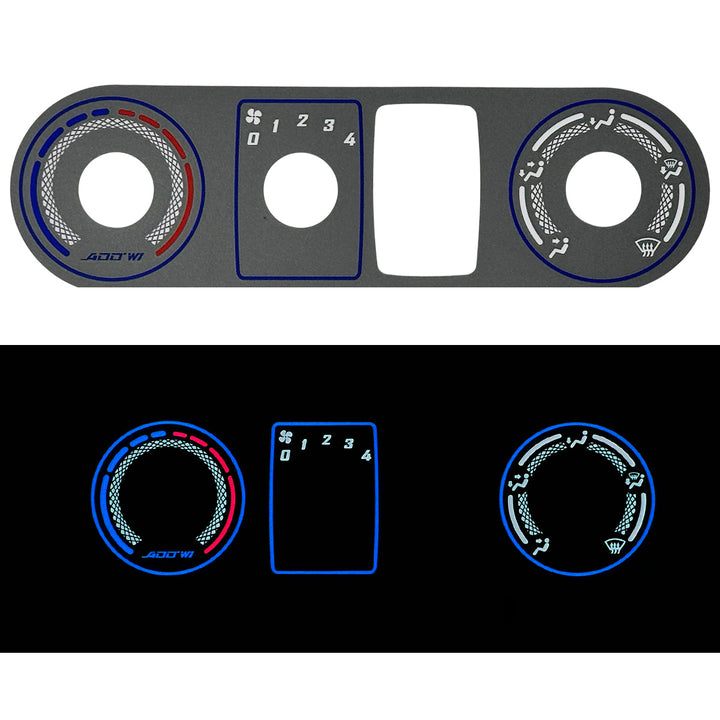 ADD W1 Nissan Sentra Overlay Face Gauge HVAC 2000-2006 - 3D Illusions