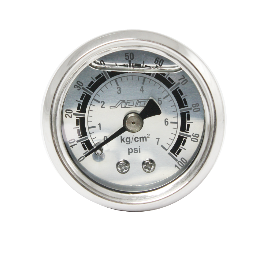 Fuel Pressure Regulator Liquid Fill Oil Gauge