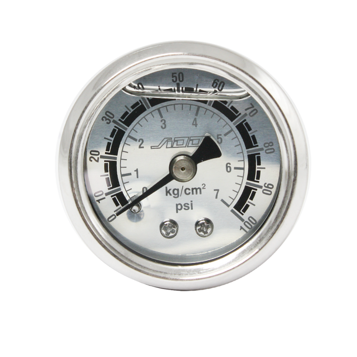 Fuel Pressure Regulator Liquid Fill Oil Gauge