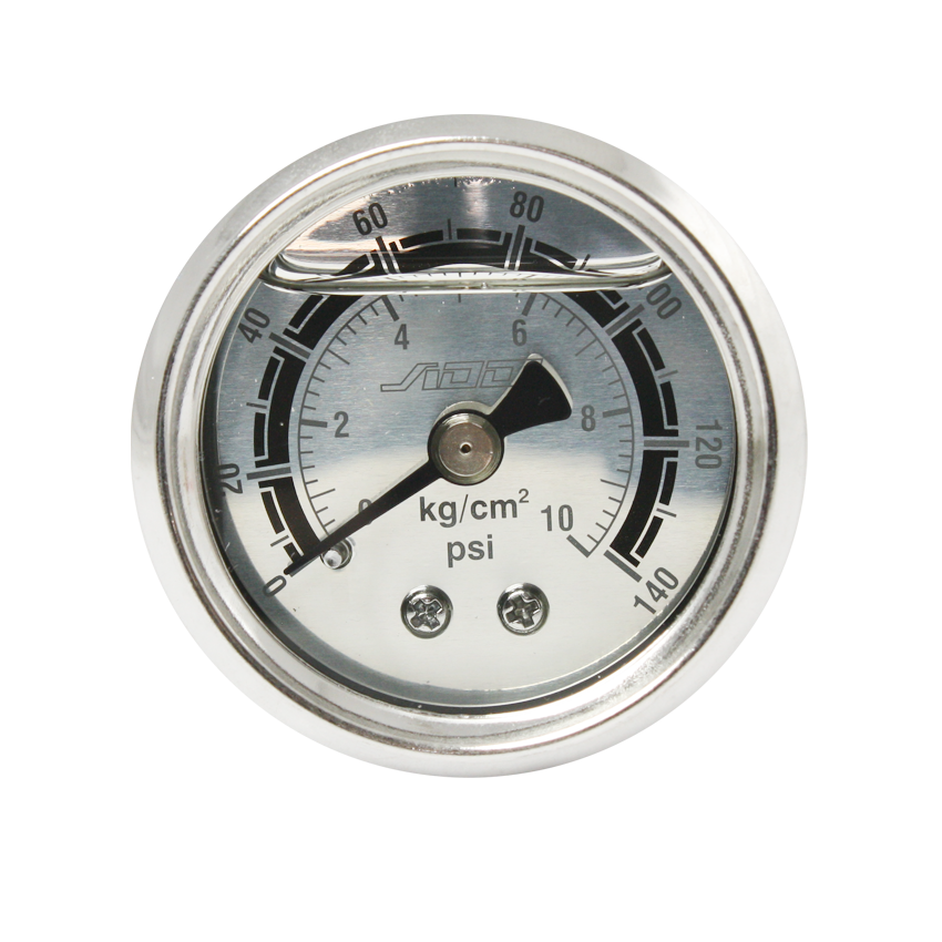 Fuel Pressure Regulator Liquid Fill Oil Gauge