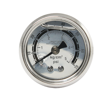 Fuel Pressure Regulator Liquid Fill Oil Gauge