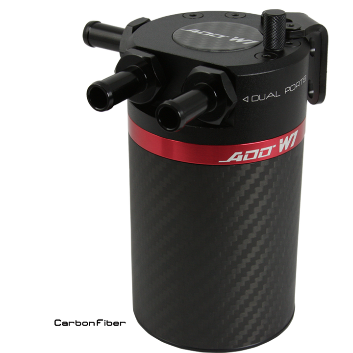 Carbon Fiber Baffled Oil Catch Can V3.3 sample configuration-Universal