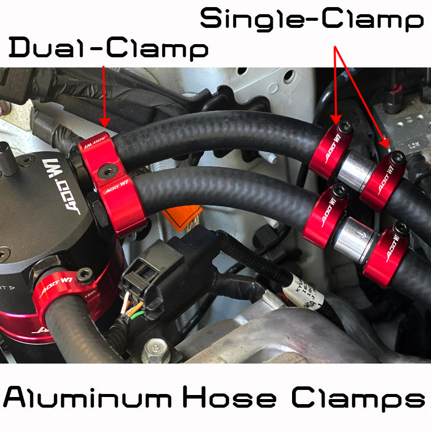 Z Oil Catch Can Parts - Aluminum Hose Clamps Dual for V3,V3.3