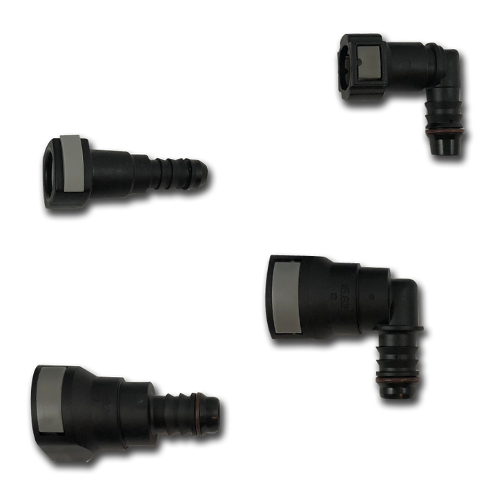 Z Oil Catch Can Parts - Fitting PVC Quick connects, Snap Fitting