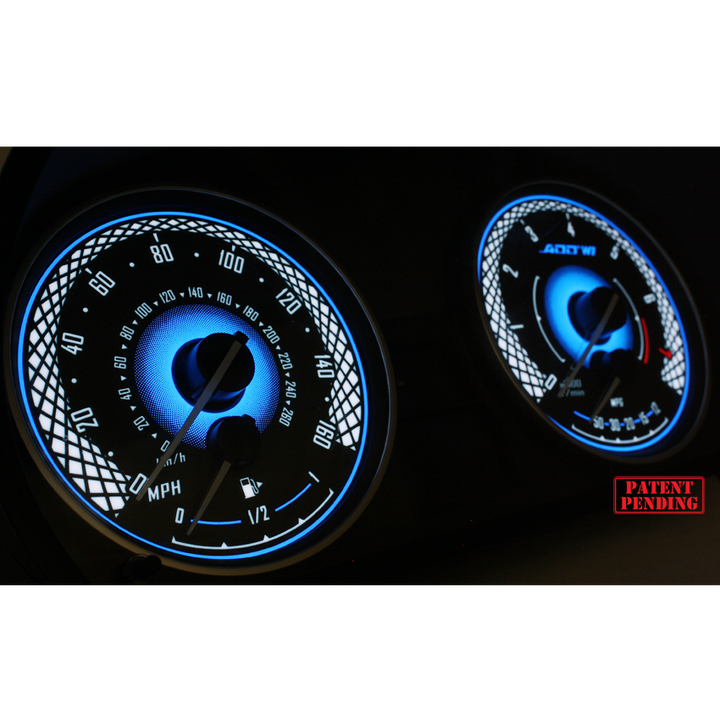ADD W1 BMW Overlay Face Gauge E90 E91 E92 X1 2007-2015 323i 323 328i 328 - 3D illusions