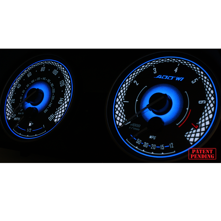 ADD W1 BMW Overlay Face Gauge E90 E91 E92 X1 2007-2015 323i 323 328i 328 - 3D illusions