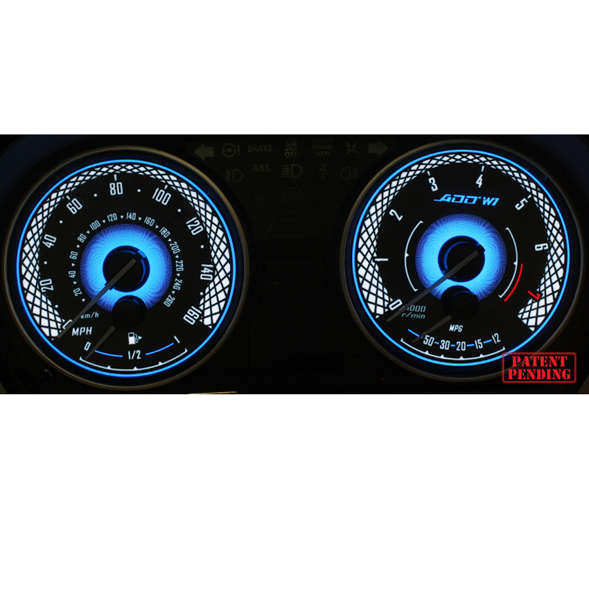 ADD W1 BMW Overlay Face Gauge E90 E91 E92 X1 2007-2015 323i 323 328i 328 - 3D illusions
