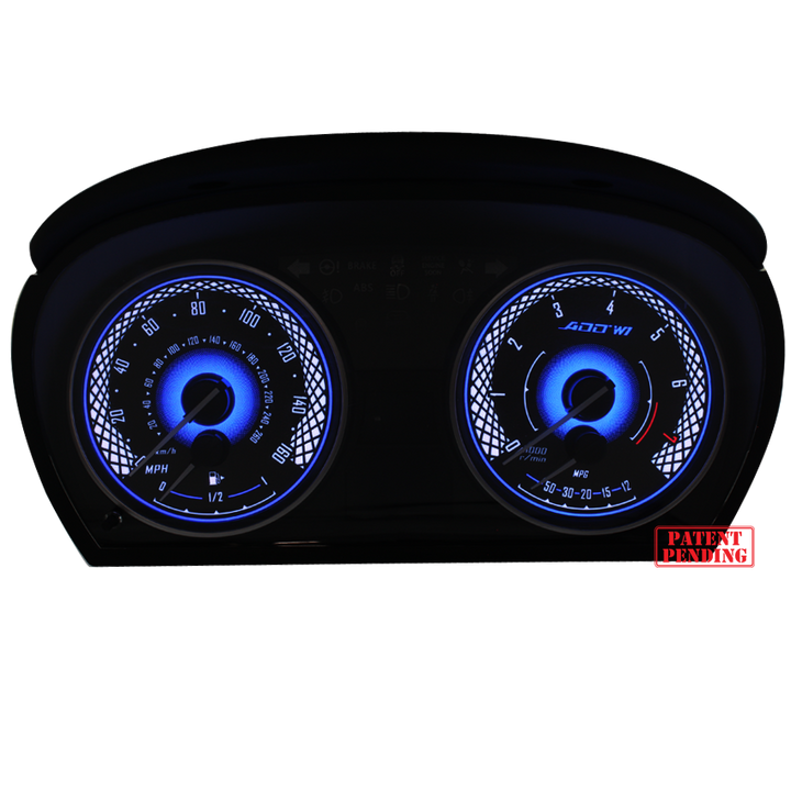 ADD W1 BMW Overlay Face Gauge E90 E91 E92 X1 2007-2015 323i 323 328i 328 - 3D illusions