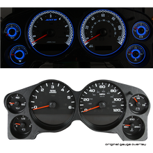 Silverado Overlay Face Gauge