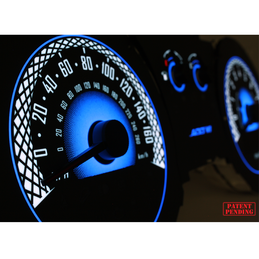 ADD W1 Ford Mustang Overlay Face Gauge 2013-2014  - 3D illusions