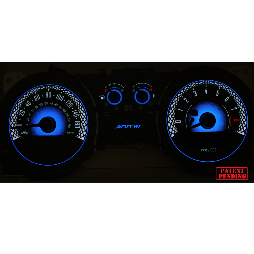 ADD W1 Ford Mustang Overlay Face Gauge 2013-2014  - 3D illusions