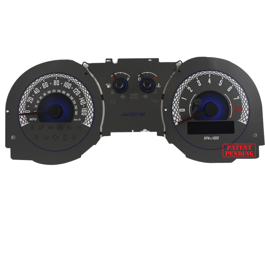ADD W1 Ford Mustang Overlay Face Gauge 2013-2014  - 3D illusions