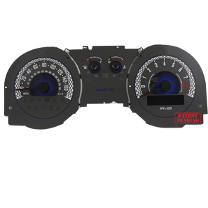 ADD W1 Ford Mustang Overlay Face Gauge 2013-2014  - 3D illusions