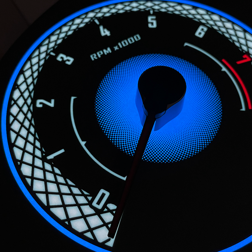 ADD W1 Hyundai Veloster  Overlay Face Gauge 2012-2015 - 3D Illusions