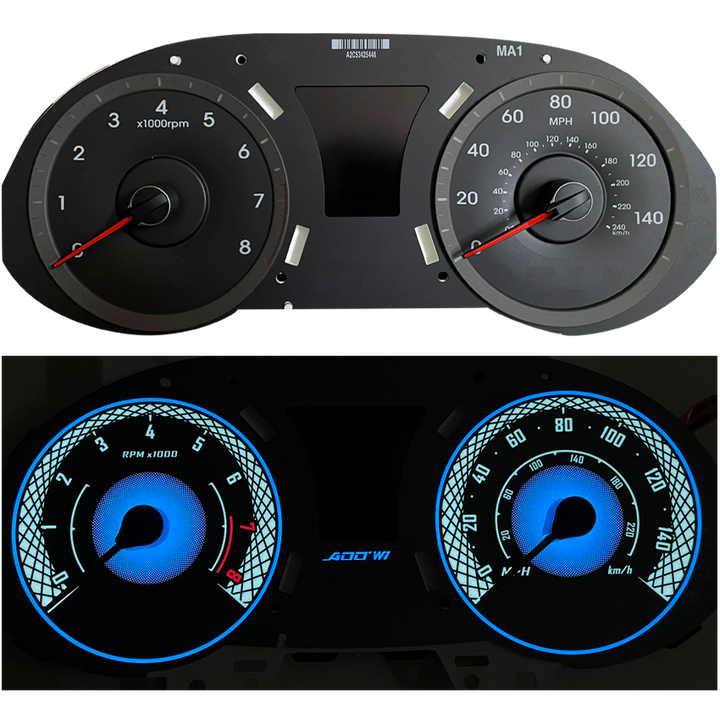 ADD W1 Hyundai Veloster  Overlay Face Gauge 2012-2015 - 3D Illusions