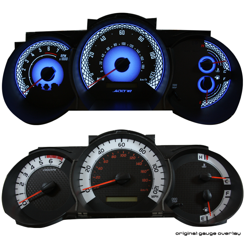 ADD W1 Toyota Tacoma Overlay Face Gauge 2005-2015 Manual - 3D Illusions