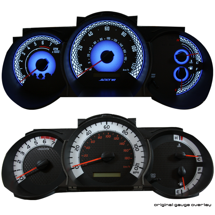 ADD W1 Toyota Tacoma Overlay Face Gauge 2005-2015 Manual - 3D Illusions