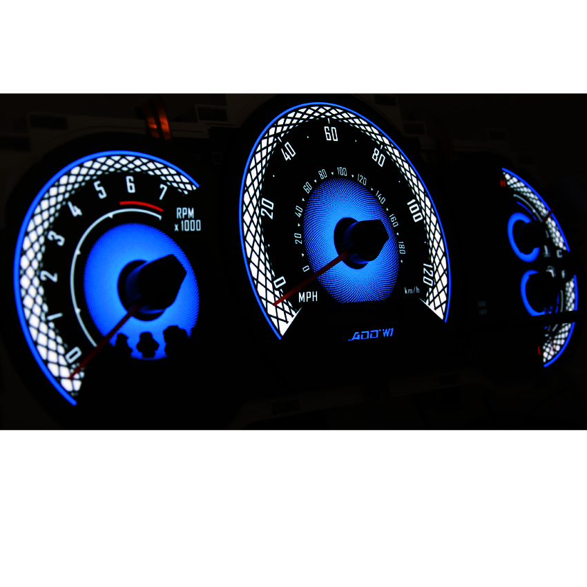 ADD W1 Toyota Tacoma Overlay Face Gauge 2005-2015 Auto - 3D Illusions