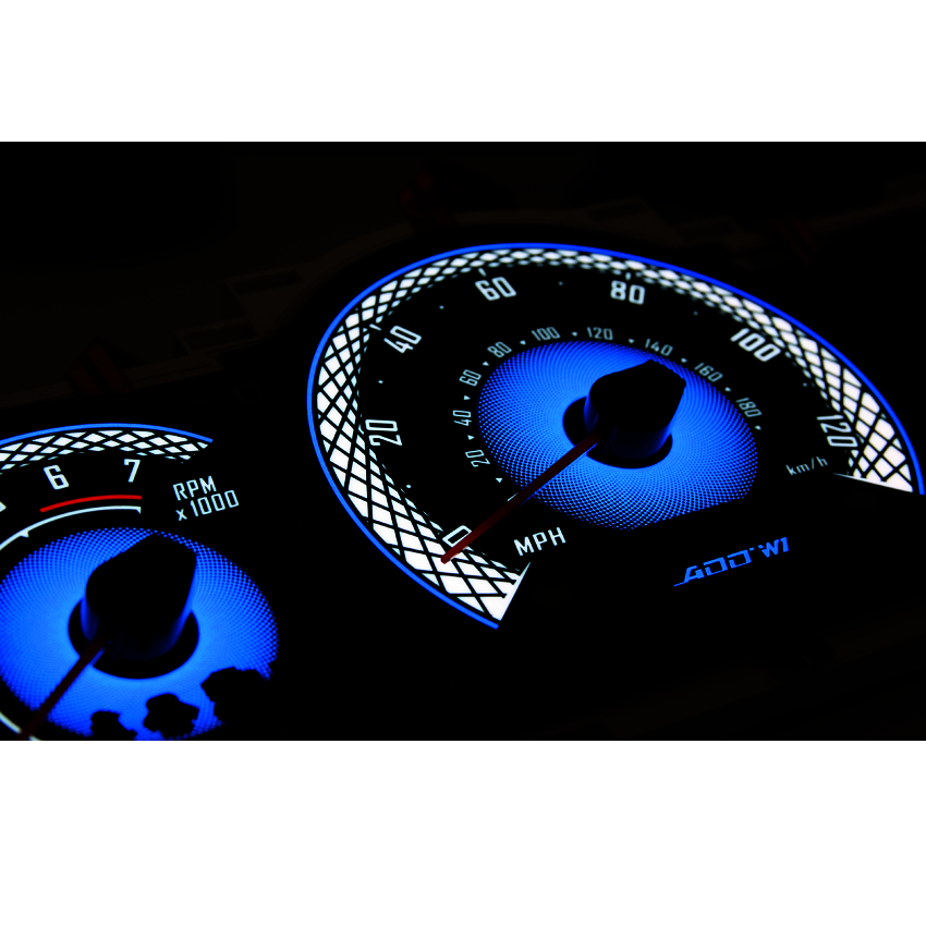 ADD W1 Toyota Tacoma Overlay Face Gauge 2005-2015 Auto - 3D Illusions