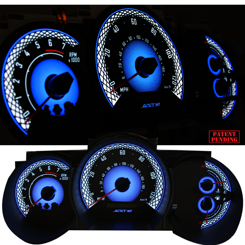 ADD W1 Toyota Tacoma Overlay Face Gauge 2005-2015 Auto - 3D Illusions