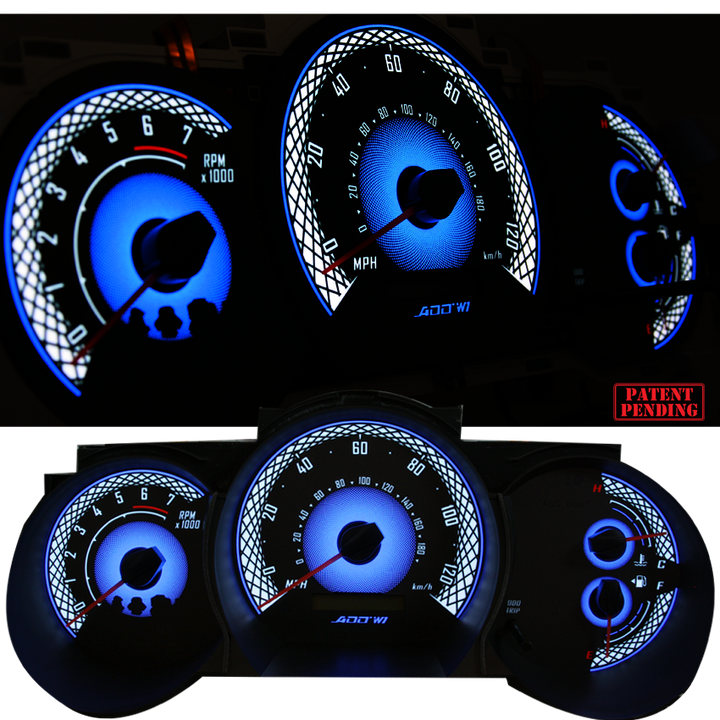 ADD W1 Toyota Tacoma Overlay Face Gauge 2005-2015 Auto - 3D Illusions