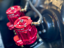Genesis G70/G80 2018  BOV close-up turbo blow off valve aluminum red finish performance part