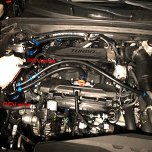 For Hyundai Sonata 1.6L Baffled Oil Catch Can kit V3, 2021-UP PCV+CCV