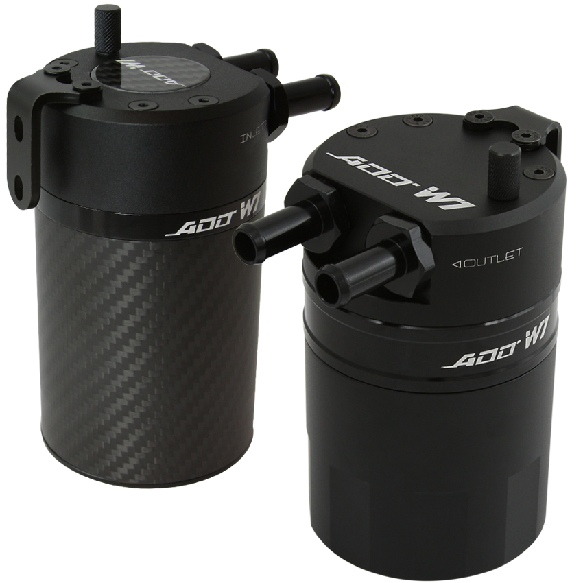 Nissan 370Z Baffled Oil Catch Can kit V3, 2009 and up Dual Setup