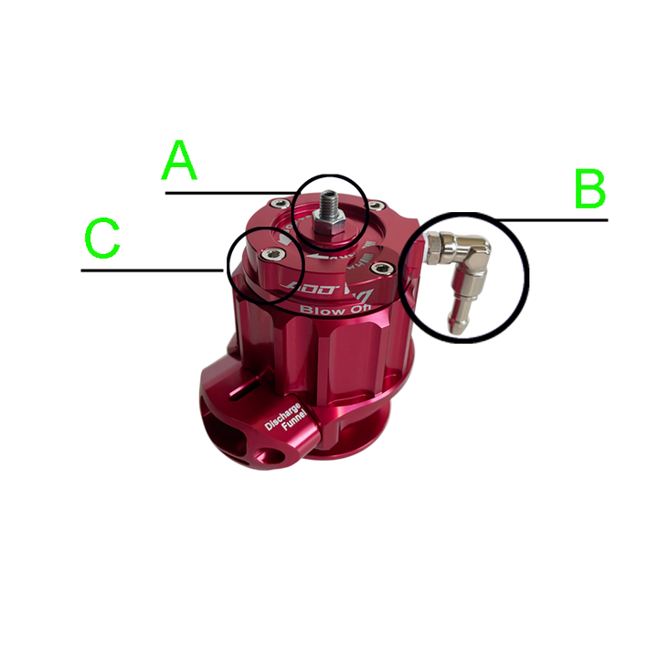 Z ADD W1 Blow Off Valve - BOV ( Area A ) Nut &amp; Screw