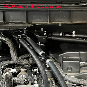 For Ford Bronco 2.7L Baffled Oil Catch Can Kit, V3 2021-Up