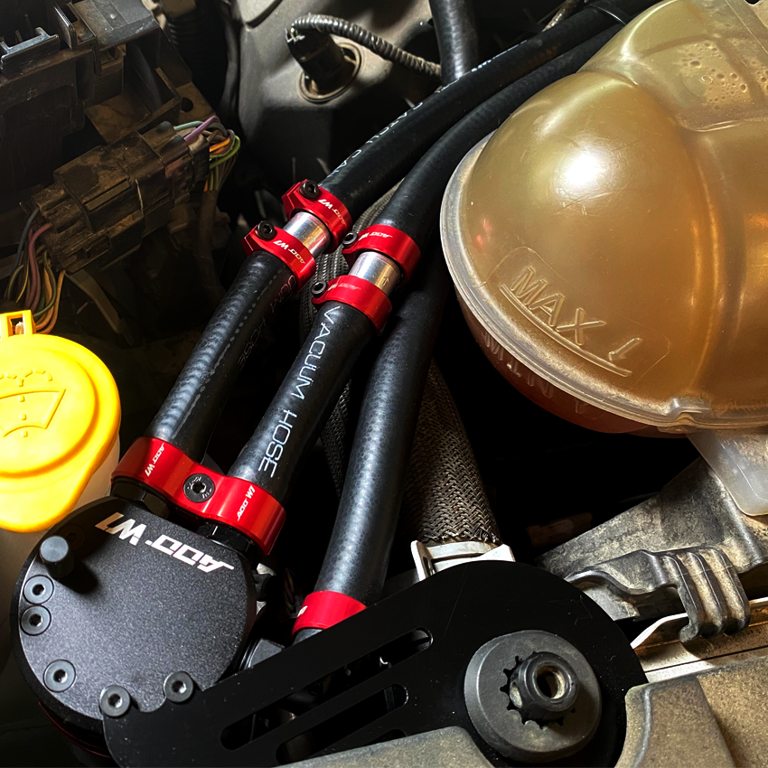 For Ford Mustang GT Baffled Oil Catch Can Kit, V3.3 2015 - 2017