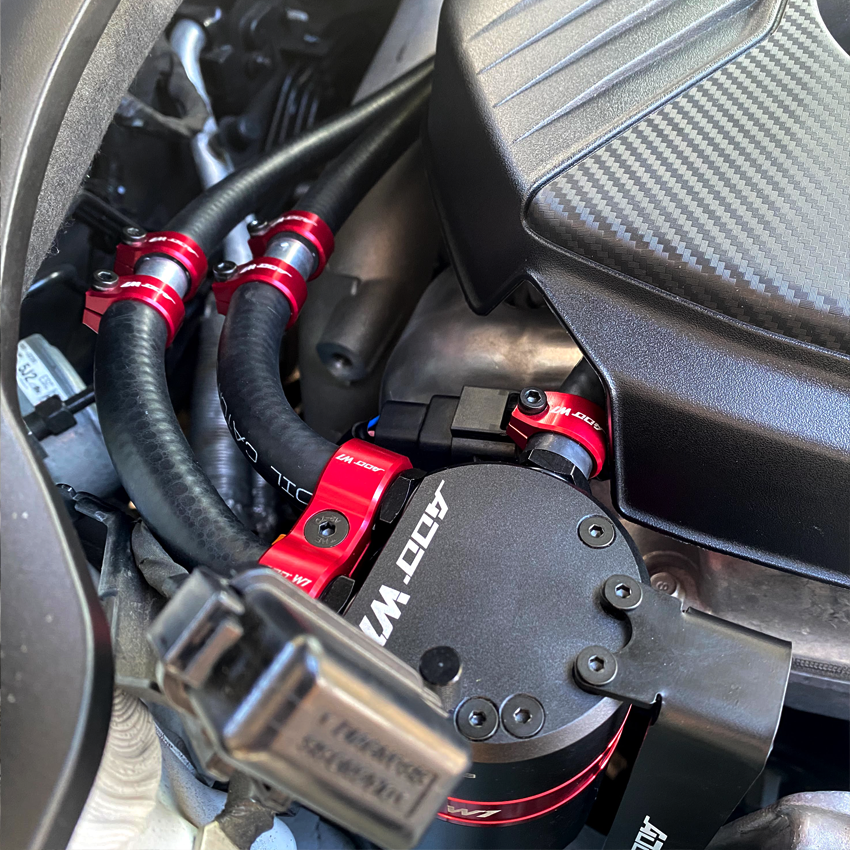 For Kia Forte Baffled Oil Catch Can Kit V3.3 2019-Up