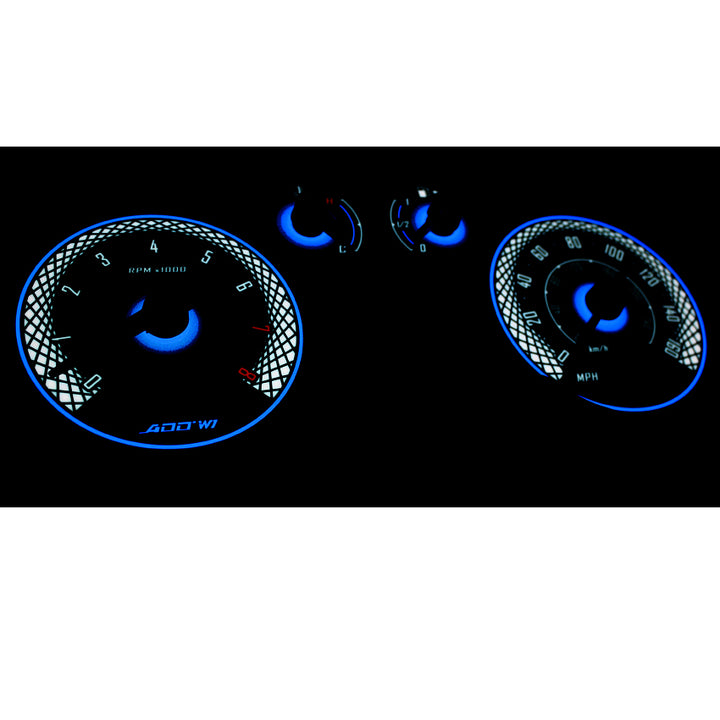 ADD W1 Nissan Sentra Overlay Face Gauge 2014-2015 - 3D Illusions