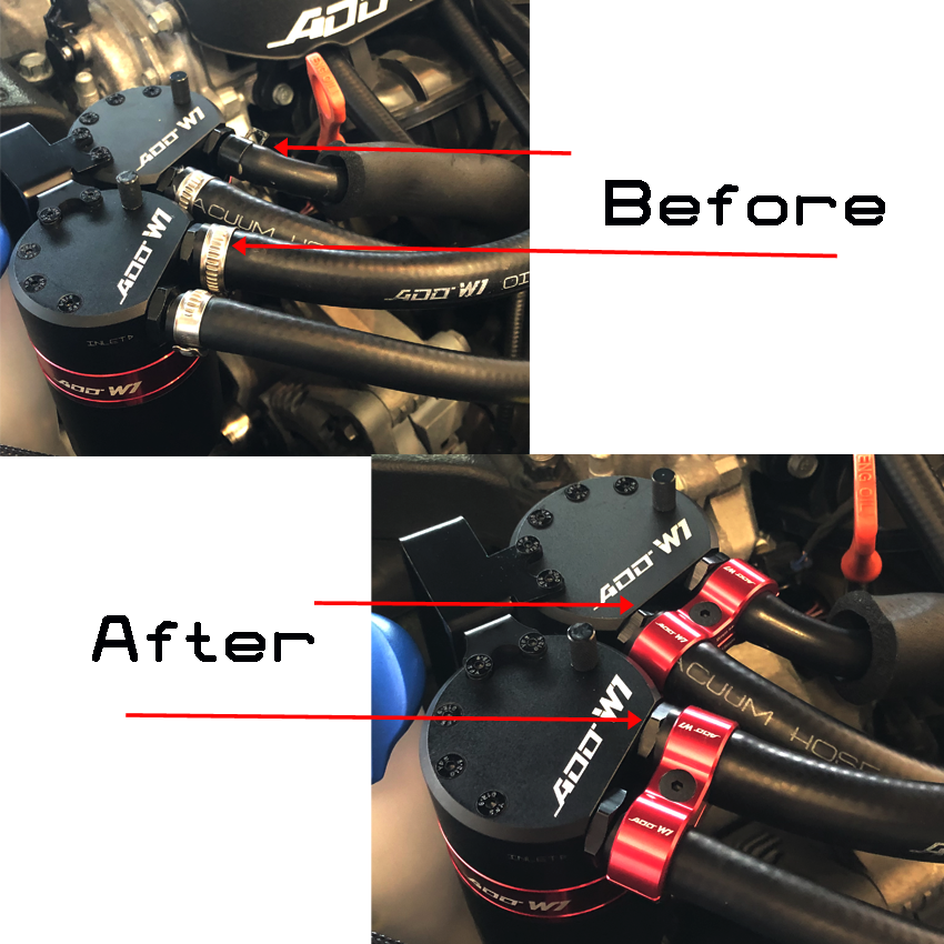 Baffled Oil Catch Can V3.3 sample configuration-Universal