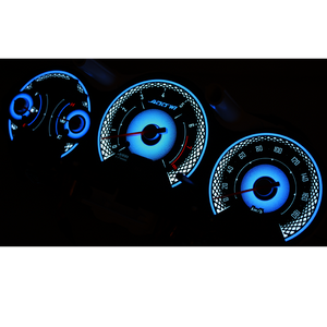 KM/H ADD W1 Nissan 350z Overlay Face Gauge 2003-2008 3D Illusions
